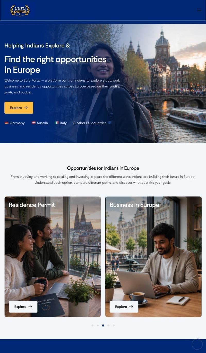 EuroPortal website